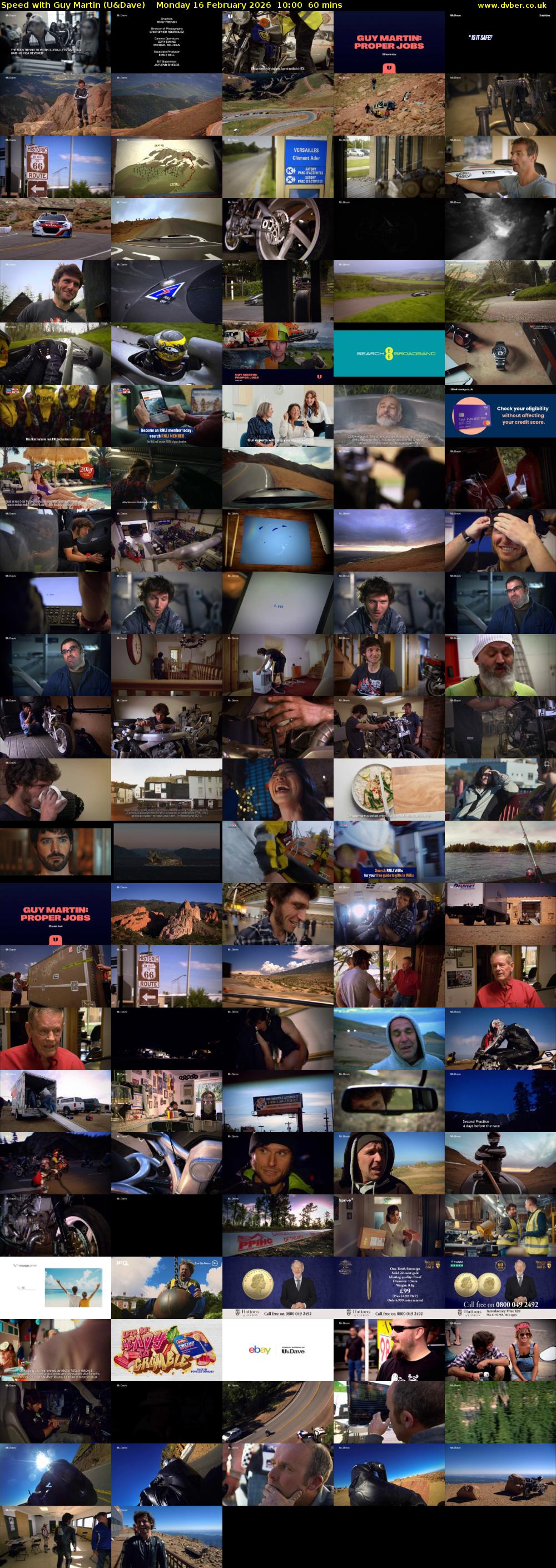 Speed with Guy Martin (U&Dave) Monday 16 February 2026 10:00 - 11:00