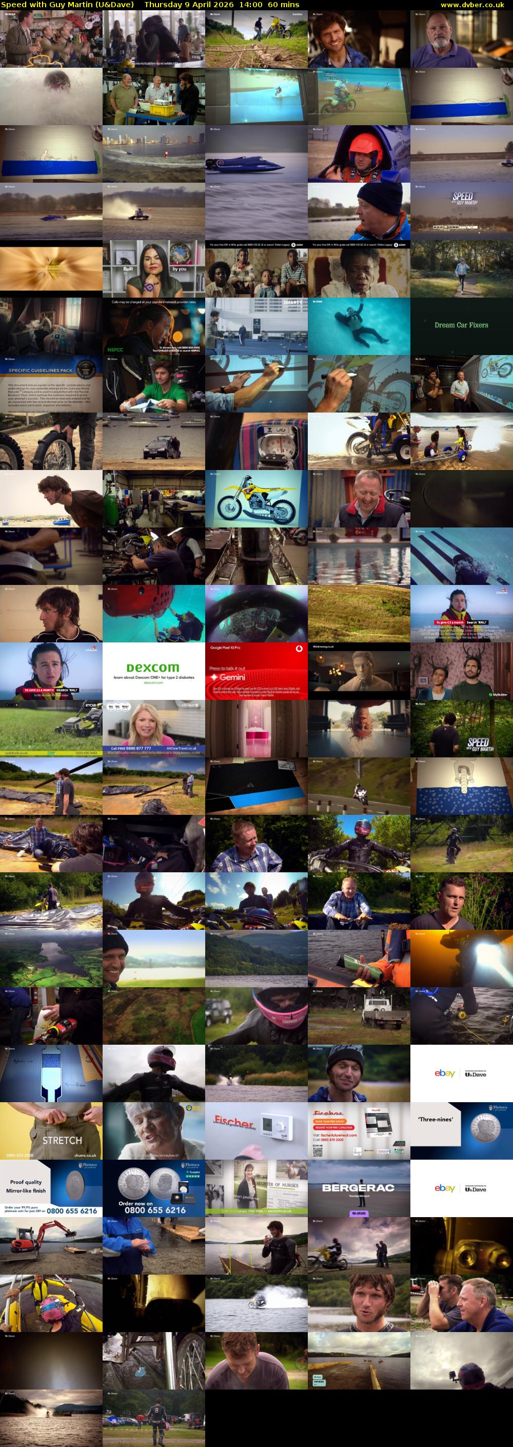 Speed with Guy Martin (U&Dave) Thursday 9 April 2026 14:00 - 15:00