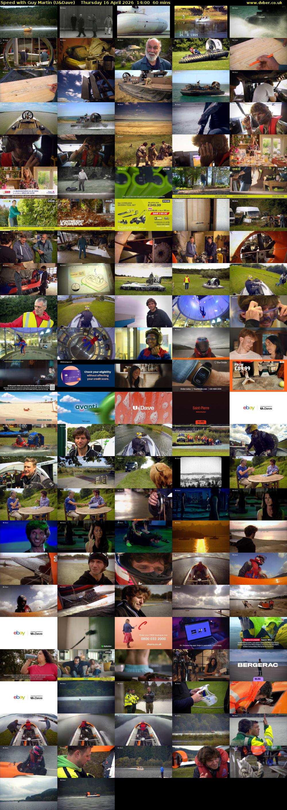Speed with Guy Martin (U&Dave) Thursday 16 April 2026 14:00 - 15:00