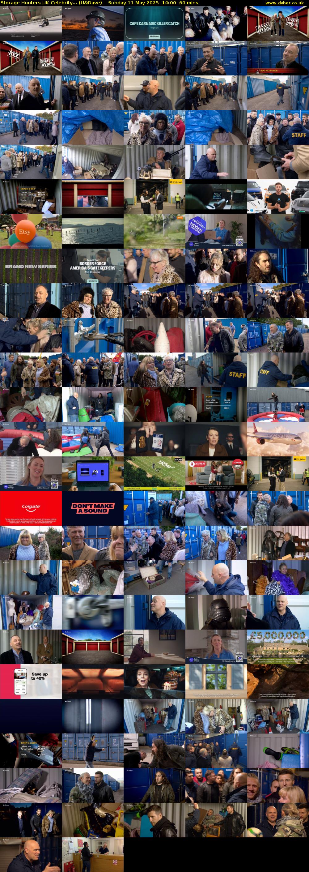 Storage Hunters UK Celebrity... (U&Dave) Sunday 11 May 2025 14:00 - 15:00