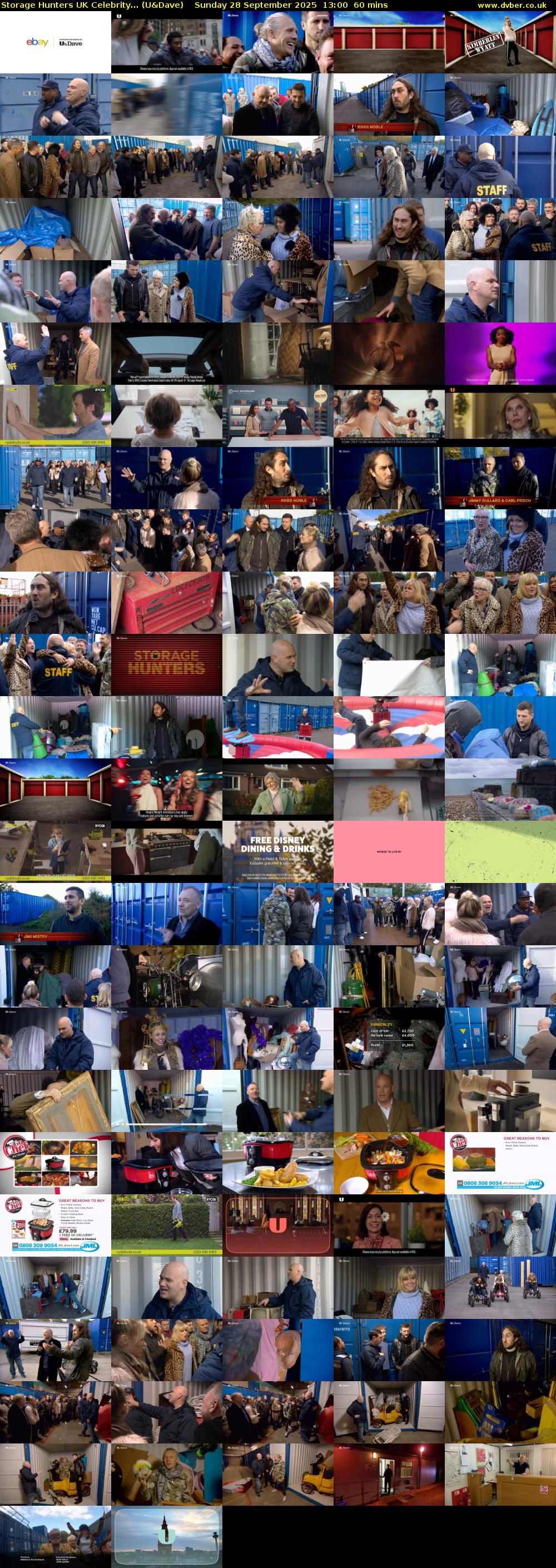 Storage Hunters UK Celebrity... (U&Dave) Sunday 28 September 2025 13:00 - 14:00