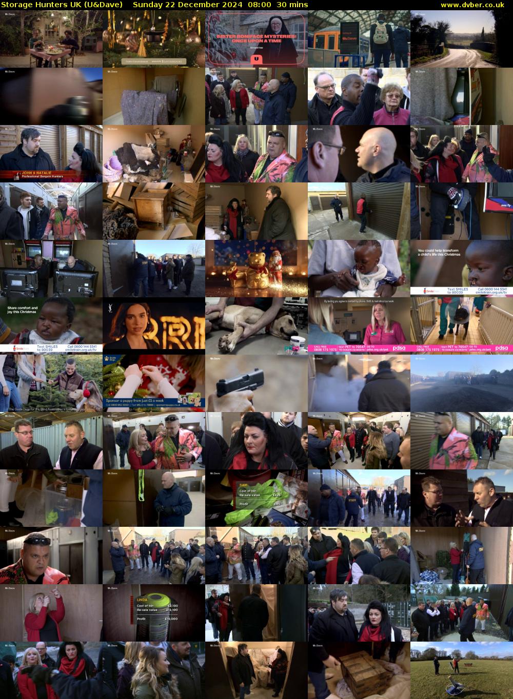 Storage Hunters UK (U&Dave) Sunday 22 December 2024 08:00 - 08:30