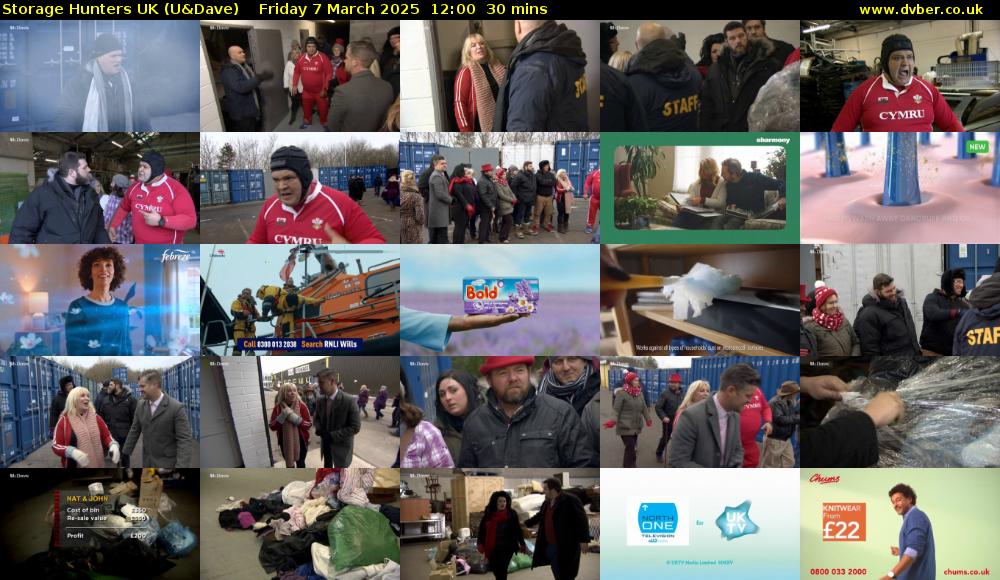 Storage Hunters UK (U&Dave) Friday 7 March 2025 12:00 - 12:30