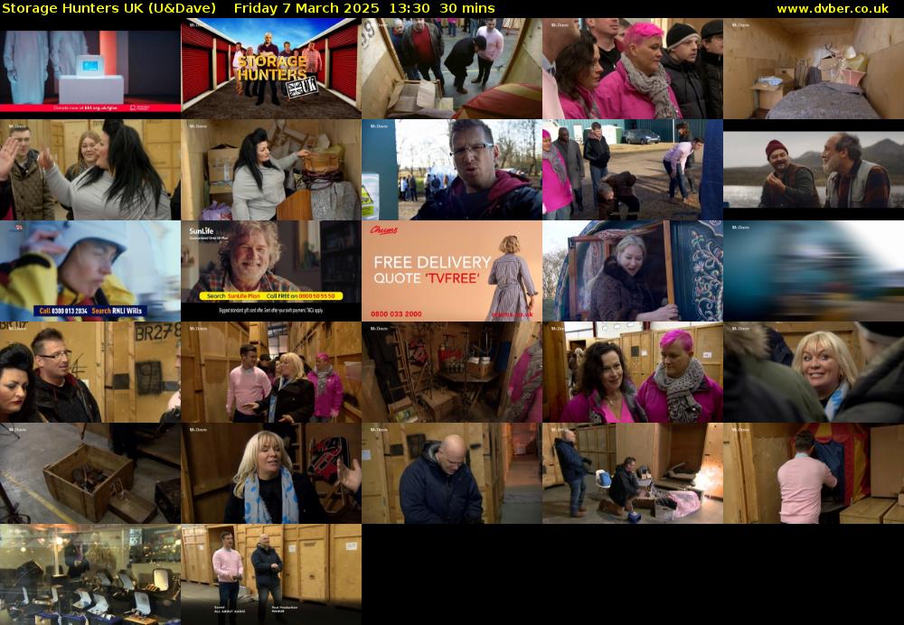 Storage Hunters UK (U&Dave) Friday 7 March 2025 13:30 - 14:00