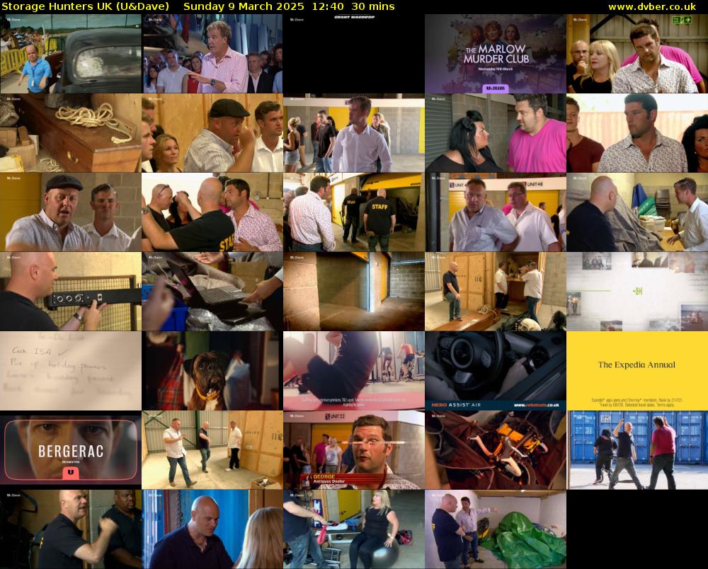 Storage Hunters UK (U&Dave) Sunday 9 March 2025 12:40 - 13:10
