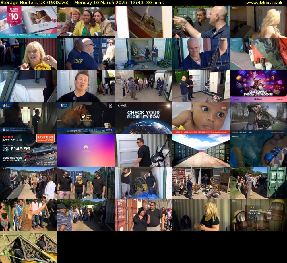 Storage Hunters UK (U&Dave) Monday 10 March 2025 13:30 - 14:00