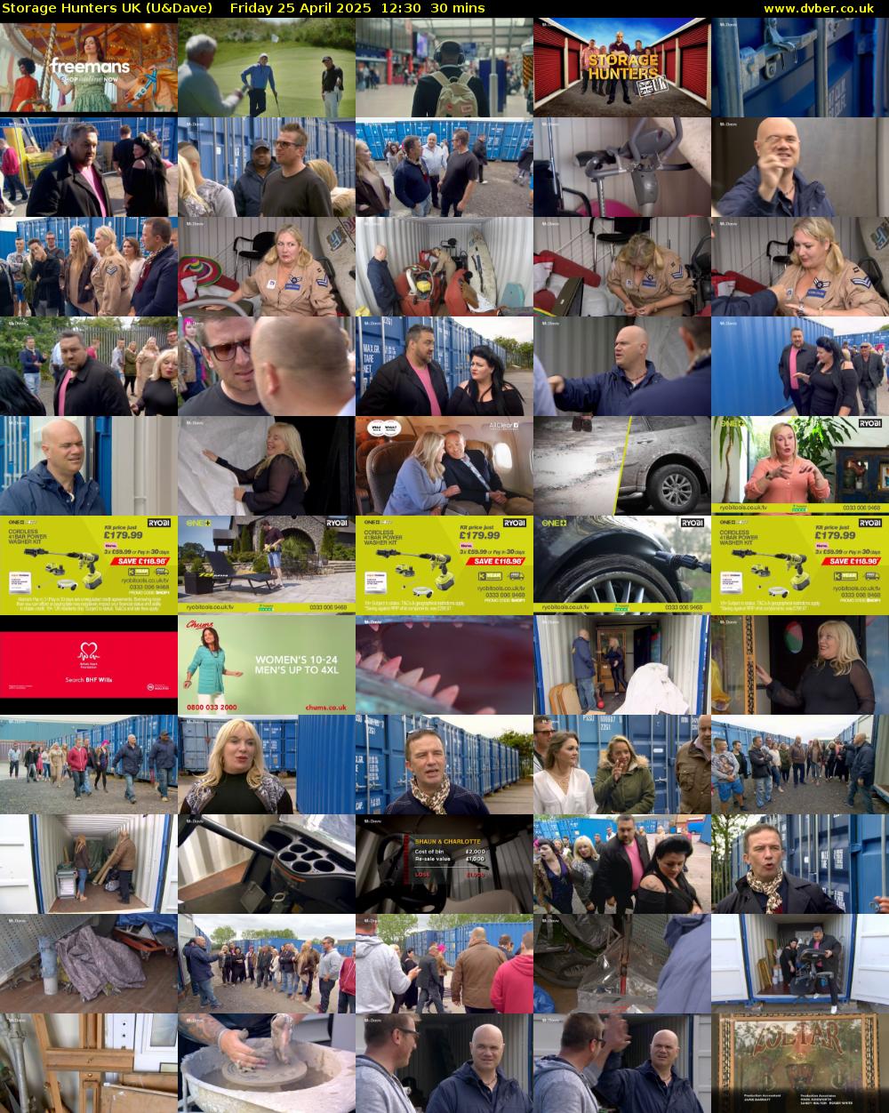 Storage Hunters UK (U&Dave) Friday 25 April 2025 12:30 - 13:00