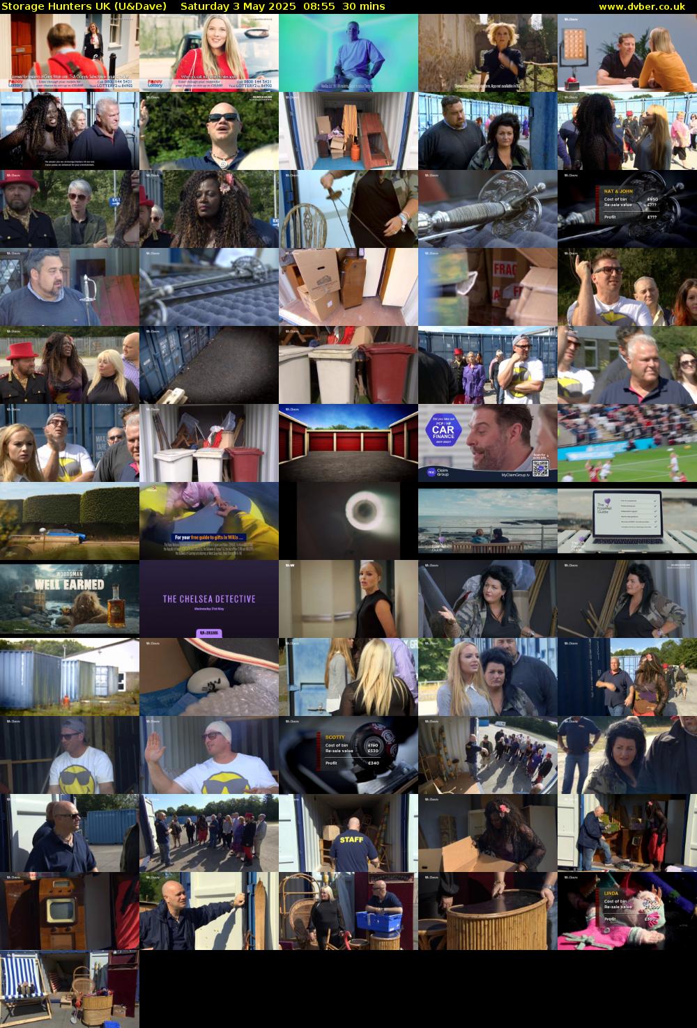 Storage Hunters UK (U&Dave) Saturday 3 May 2025 08:55 - 09:25