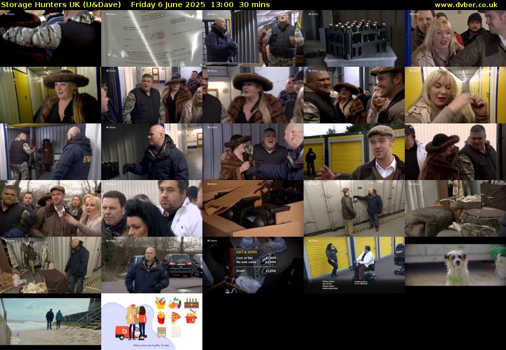 Storage Hunters UK (U&Dave) Friday 6 June 2025 13:00 - 13:30