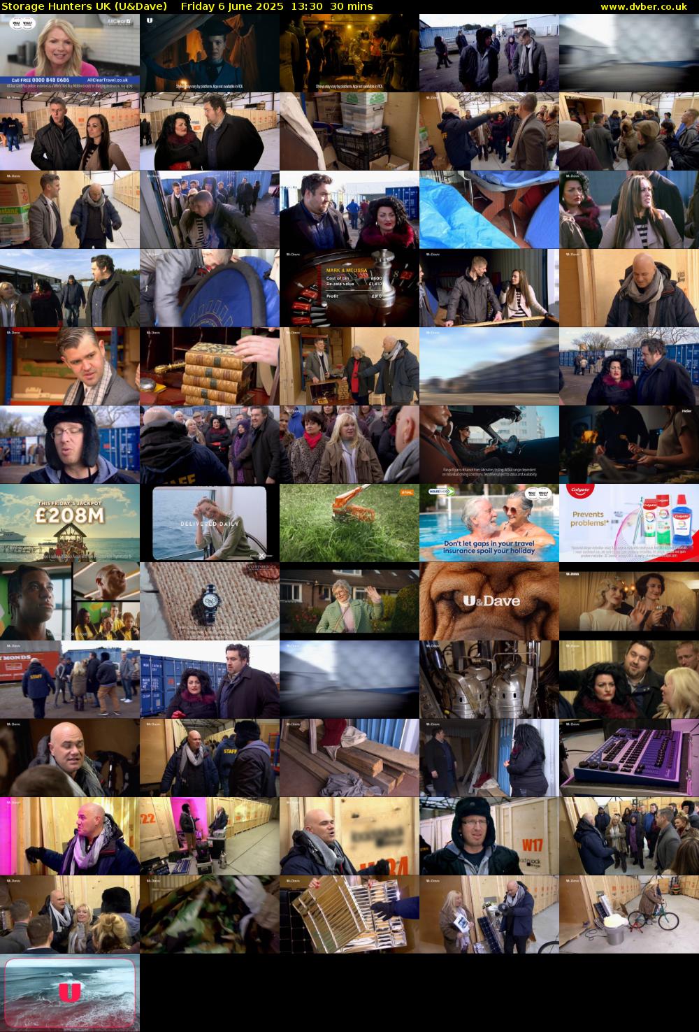 Storage Hunters UK (U&Dave) Friday 6 June 2025 13:30 - 14:00