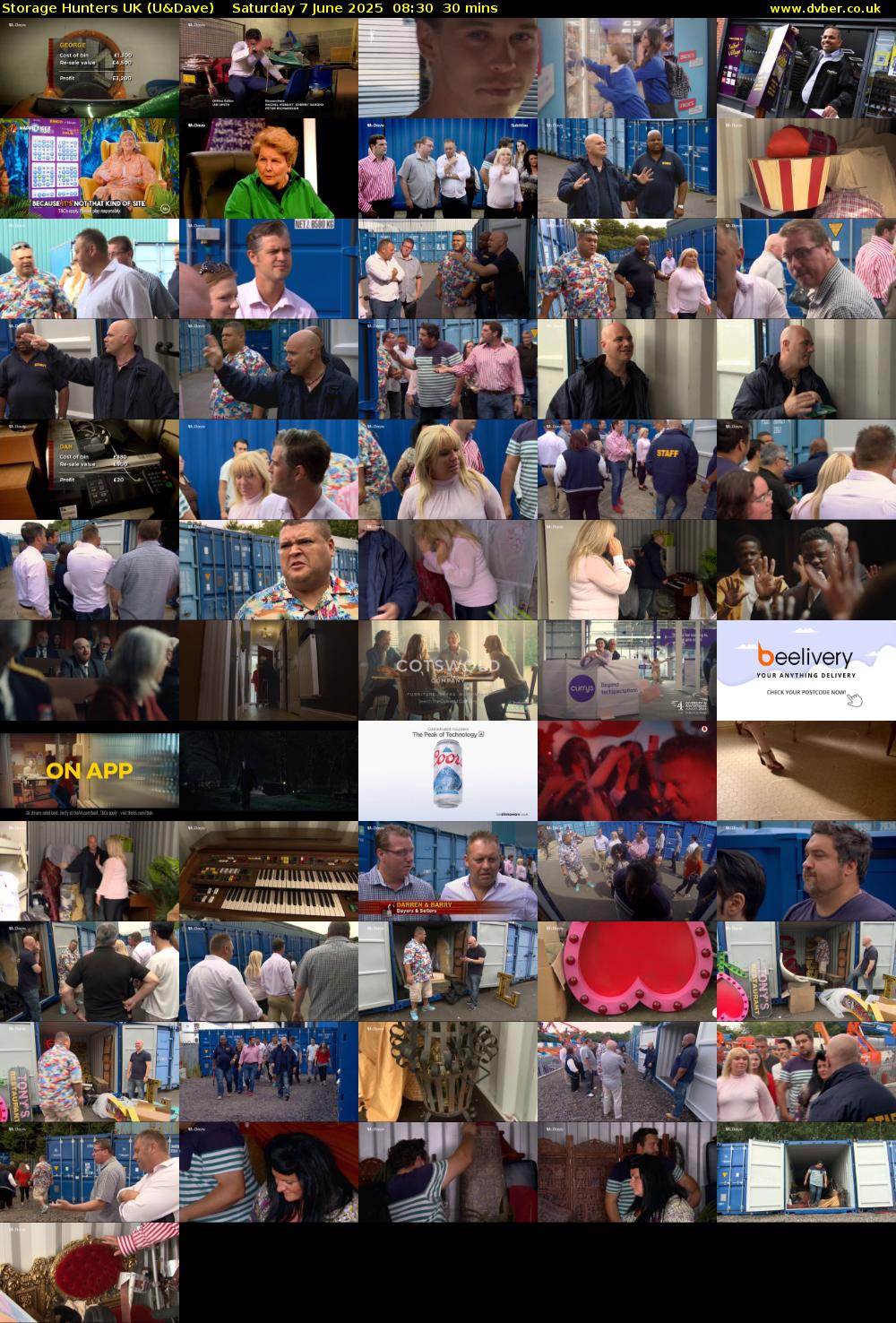 Storage Hunters UK (U&Dave) Saturday 7 June 2025 08:30 - 09:00