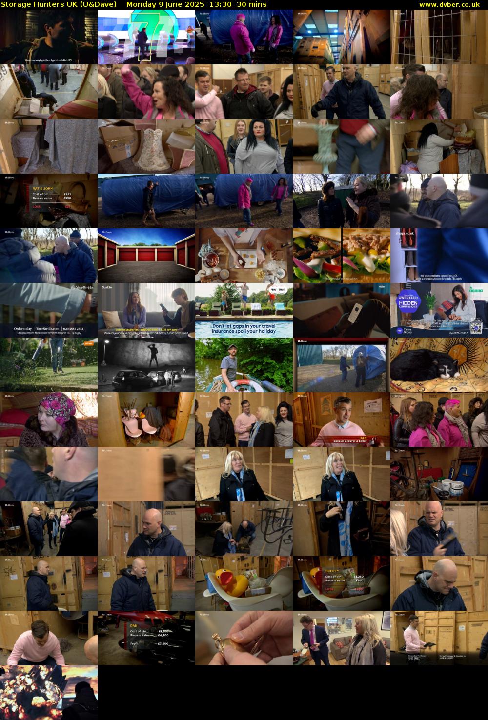 Storage Hunters UK (U&Dave) Monday 9 June 2025 13:30 - 14:00