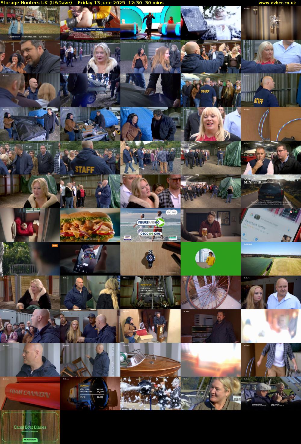 Storage Hunters UK (U&Dave) Friday 13 June 2025 12:30 - 13:00