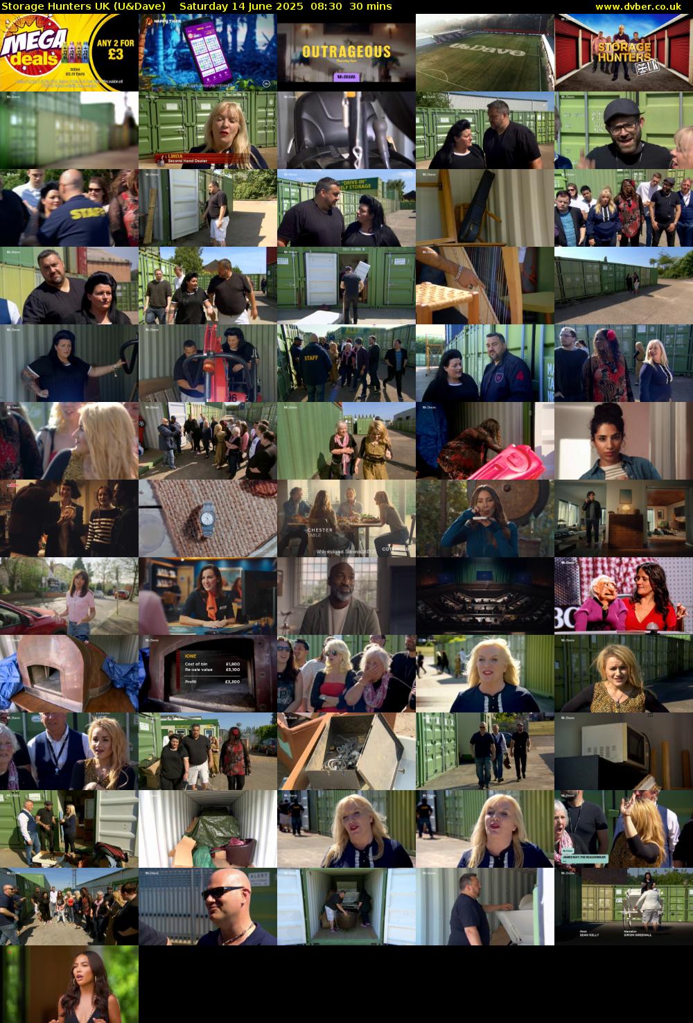Storage Hunters UK (U&Dave) Saturday 14 June 2025 08:30 - 09:00