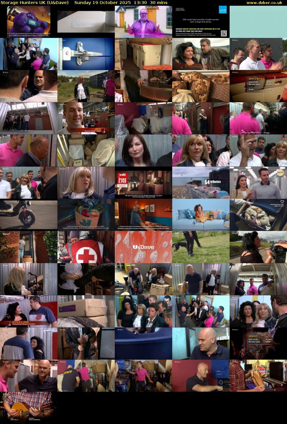 Storage Hunters UK (U&Dave) Sunday 19 October 2025 13:30 - 14:00