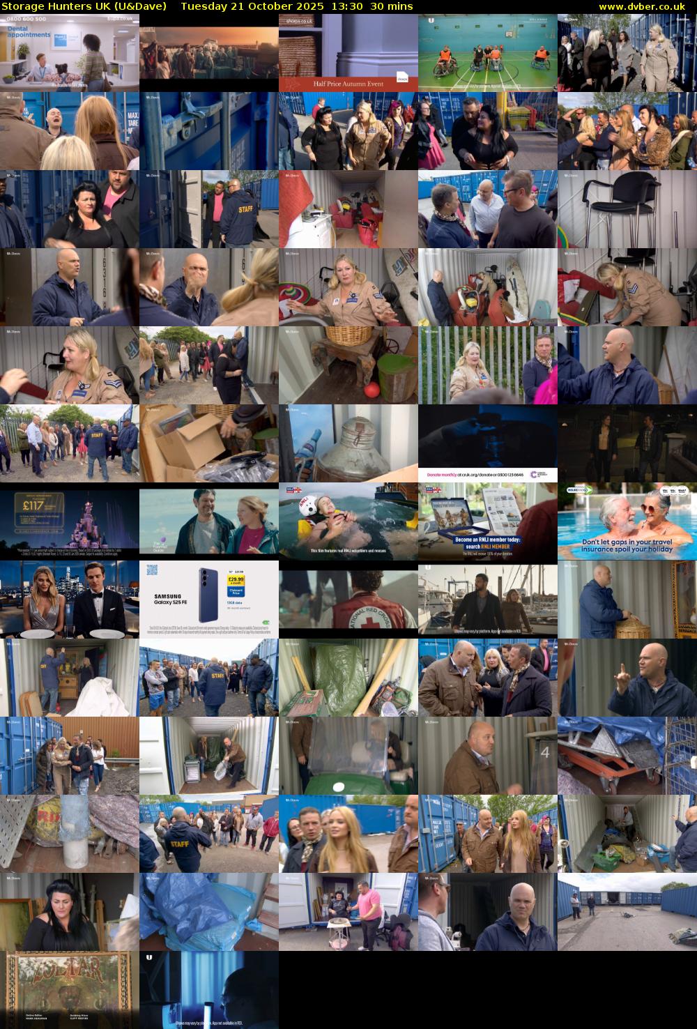 Storage Hunters UK (U&Dave) Tuesday 21 October 2025 13:30 - 14:00