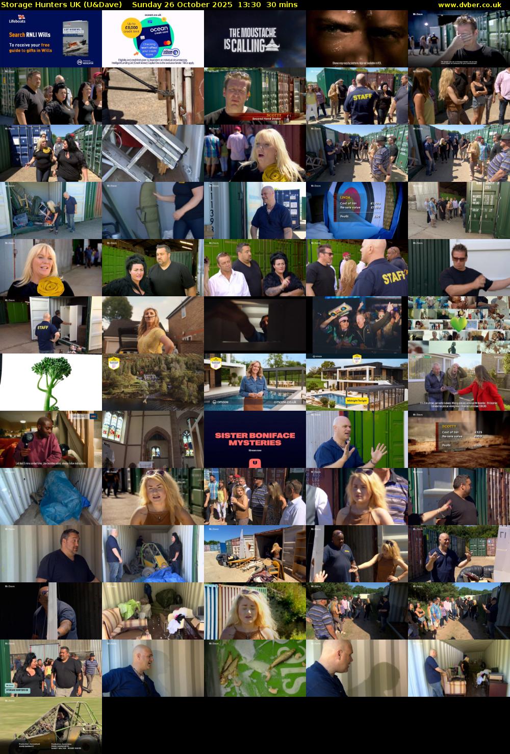 Storage Hunters UK (U&Dave) Sunday 26 October 2025 13:30 - 14:00