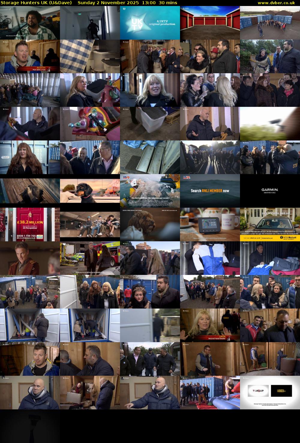 Storage Hunters UK (U&Dave) Sunday 2 November 2025 13:00 - 13:30