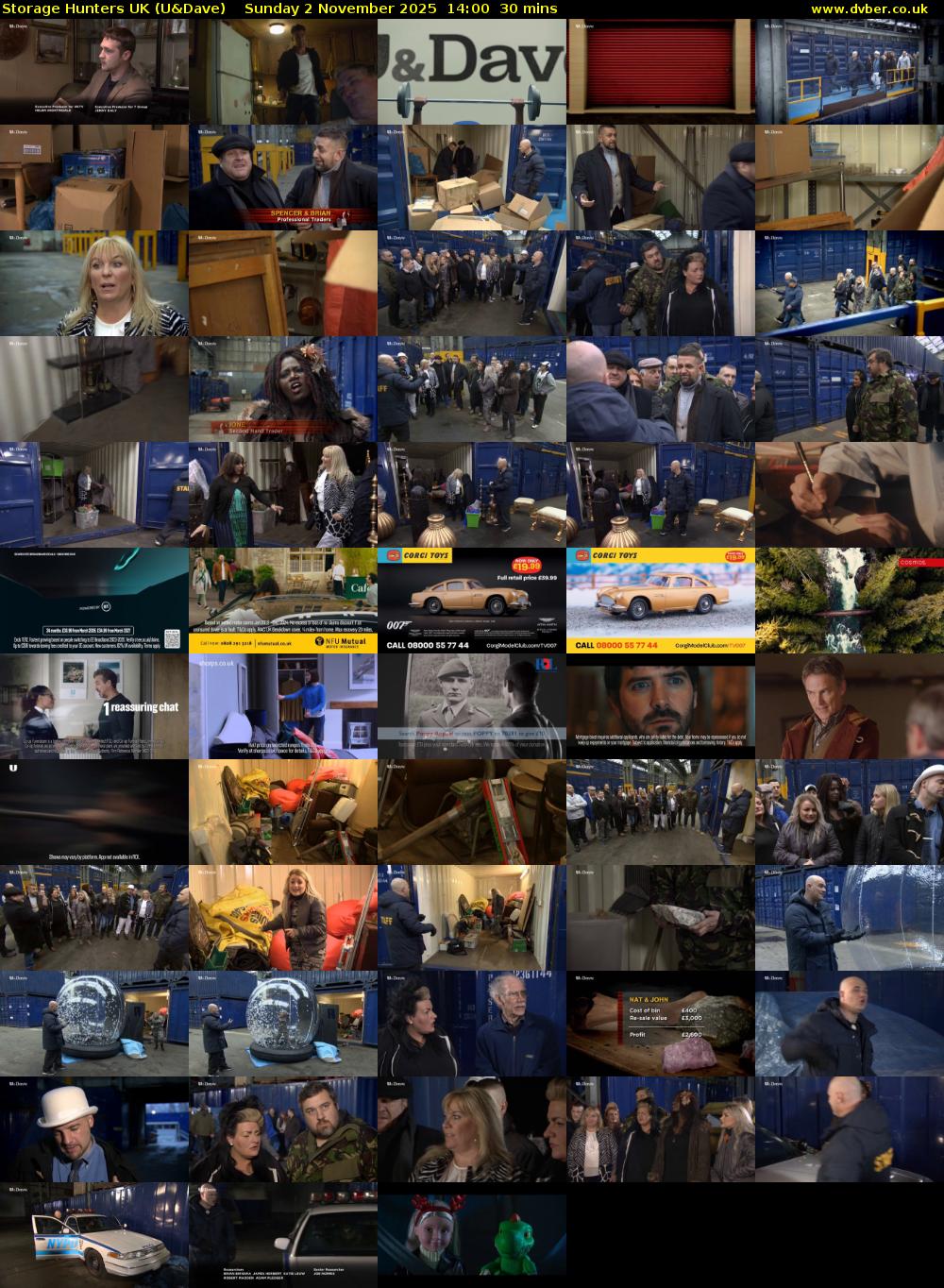 Storage Hunters UK (U&Dave) Sunday 2 November 2025 14:00 - 14:30