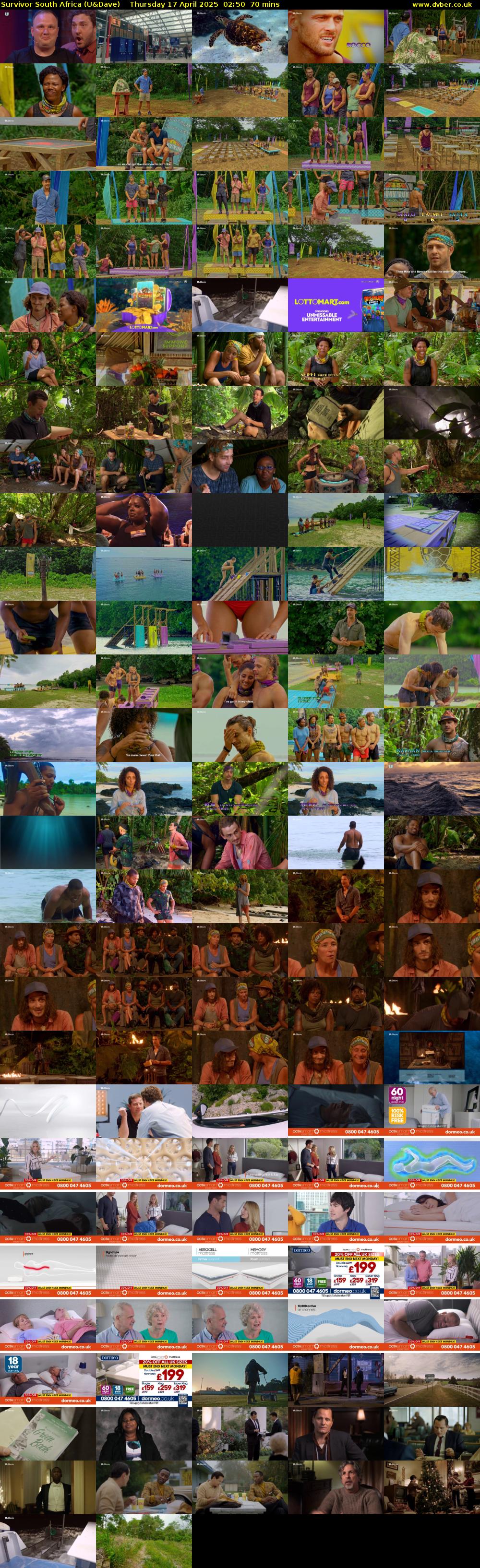 Survivor South Africa (U&Dave) Thursday 17 April 2025 02:50 - 04:00