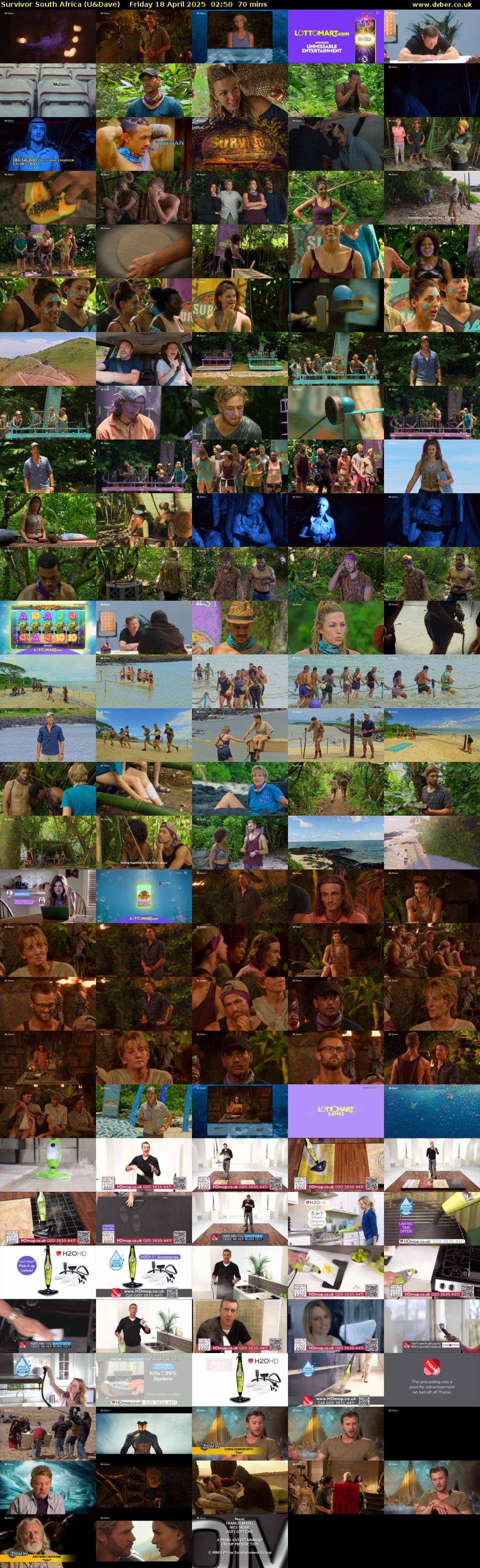 Survivor South Africa (U&Dave) Friday 18 April 2025 02:50 - 04:00