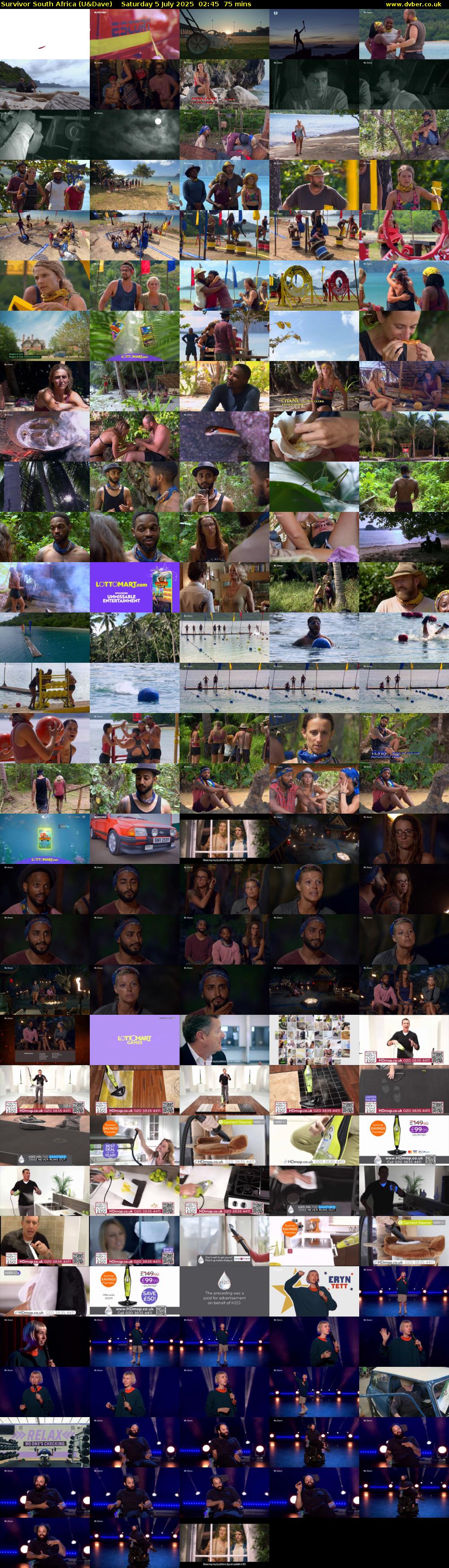 Survivor South Africa (U&Dave) Saturday 5 July 2025 02:45 - 04:00