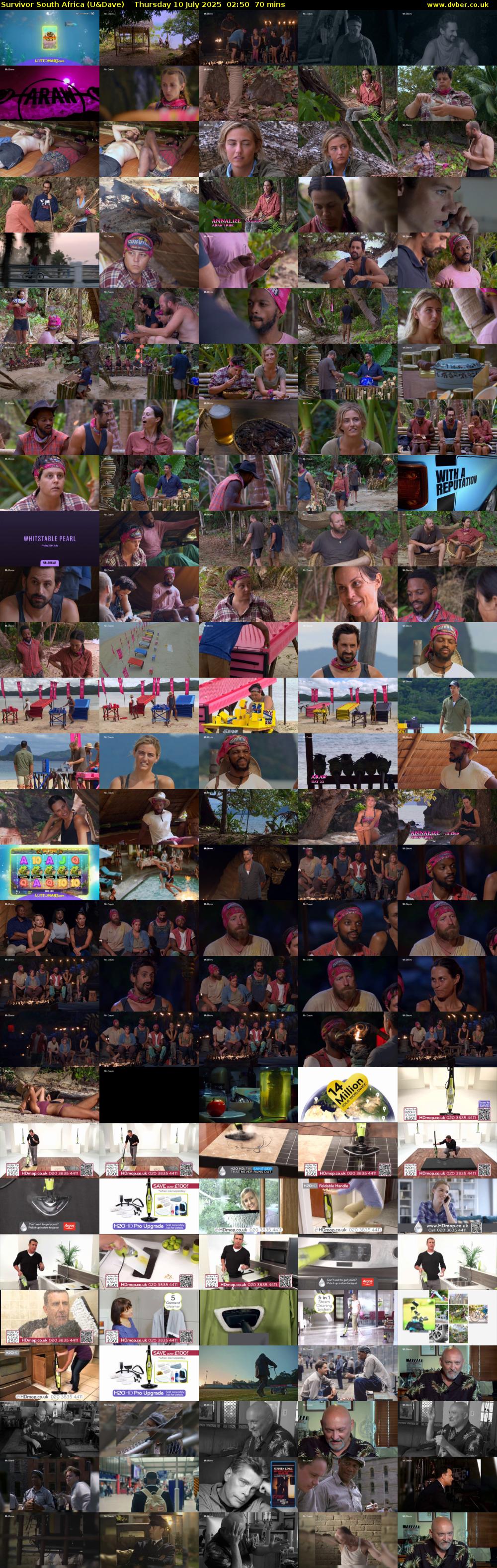 Survivor South Africa (U&Dave) Thursday 10 July 2025 02:50 - 04:00