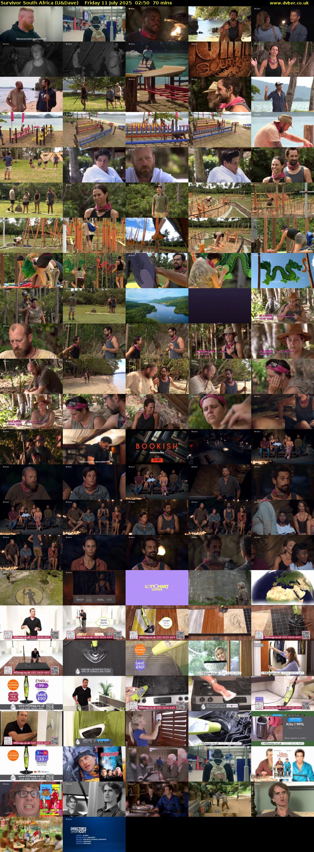 Survivor South Africa (U&Dave) Friday 11 July 2025 02:50 - 04:00