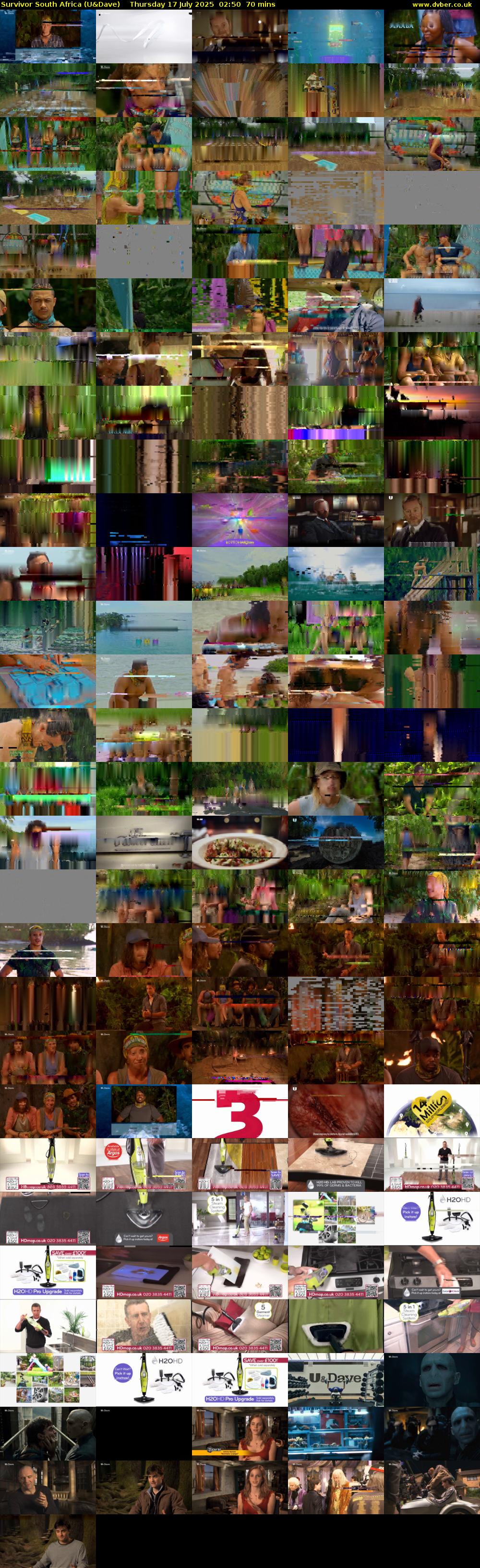 Survivor South Africa (U&Dave) Thursday 17 July 2025 02:50 - 04:00