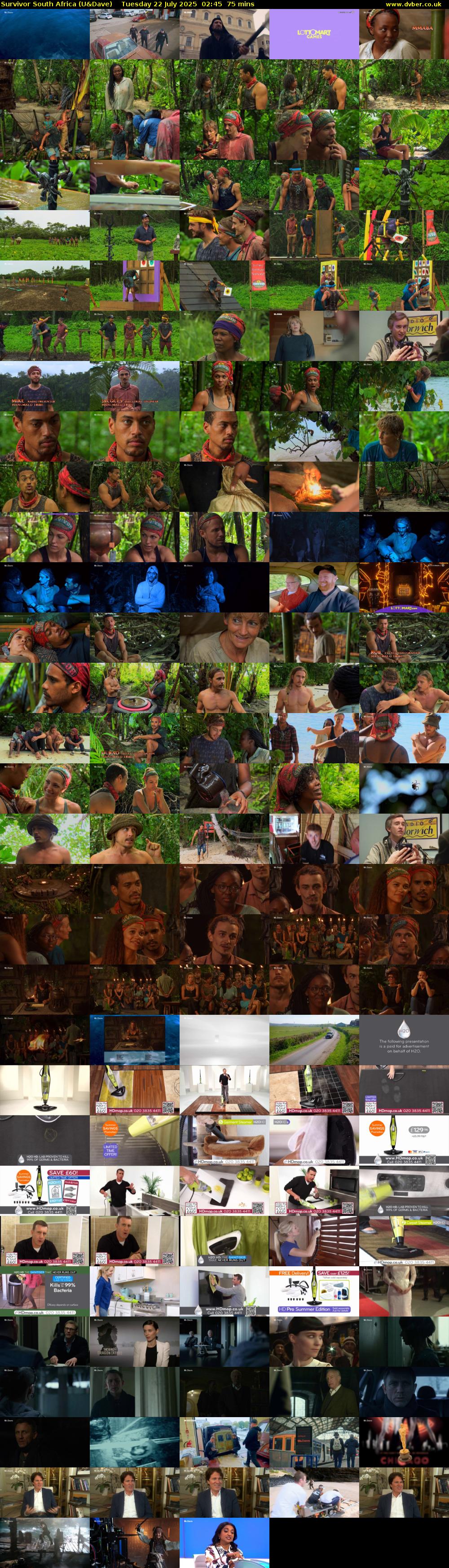 Survivor South Africa (U&Dave) Tuesday 22 July 2025 02:45 - 04:00