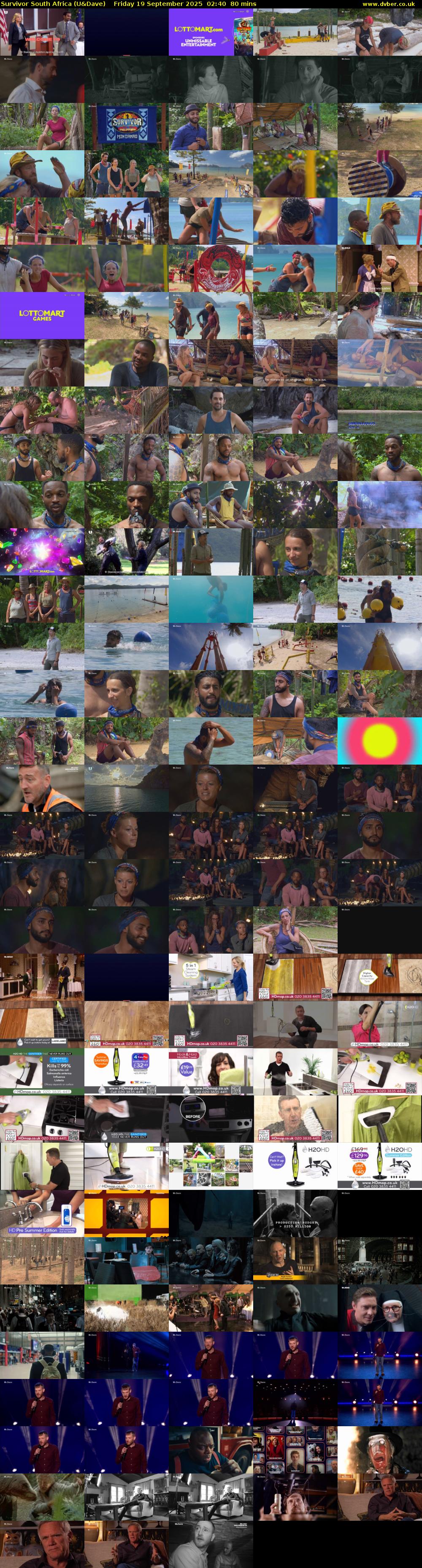 Survivor South Africa (U&Dave) Friday 19 September 2025 02:40 - 04:00