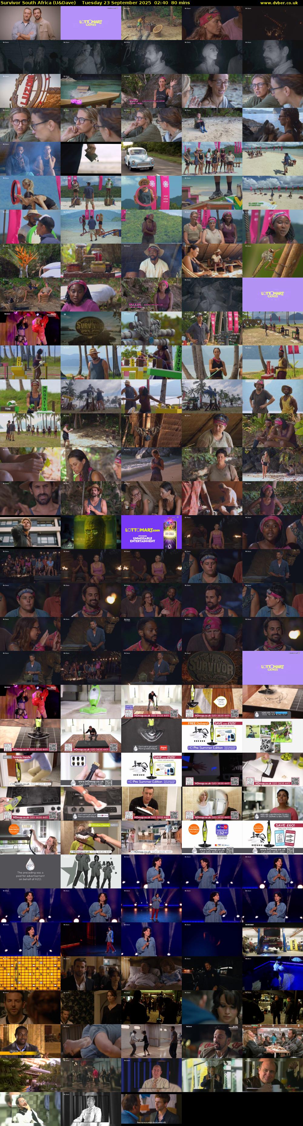 Survivor South Africa (U&Dave) Tuesday 23 September 2025 02:40 - 04:00