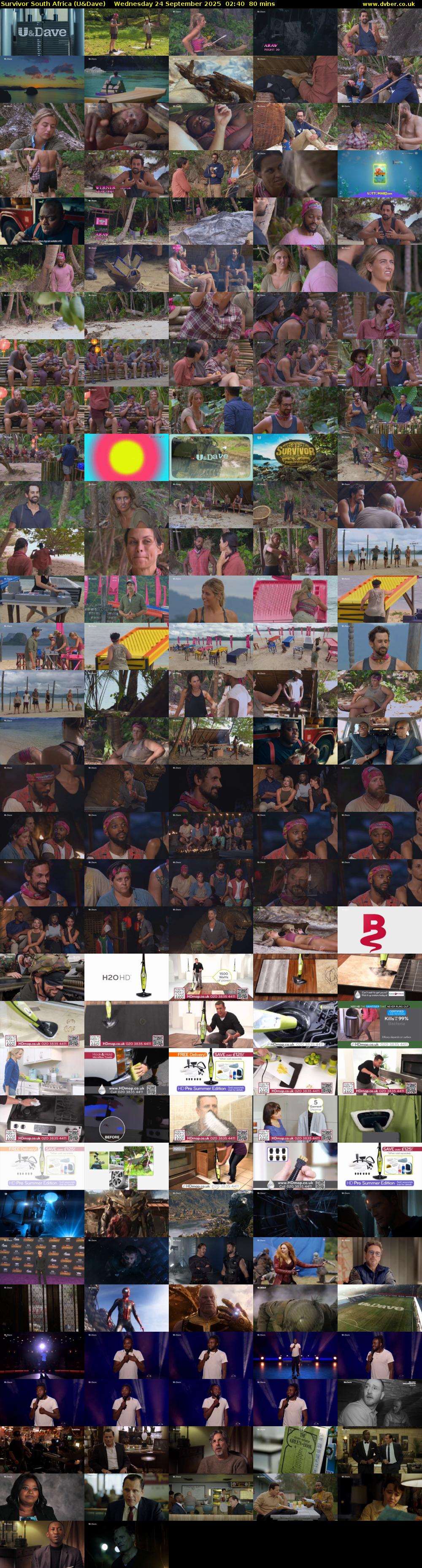 Survivor South Africa (U&Dave) Wednesday 24 September 2025 02:40 - 04:00