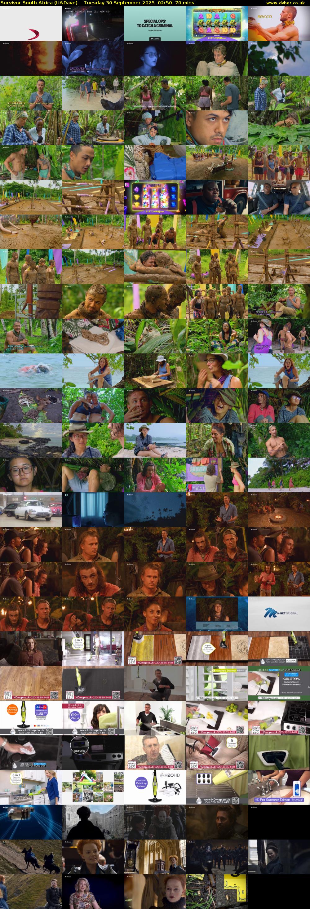 Survivor South Africa (U&Dave) Tuesday 30 September 2025 02:50 - 04:00
