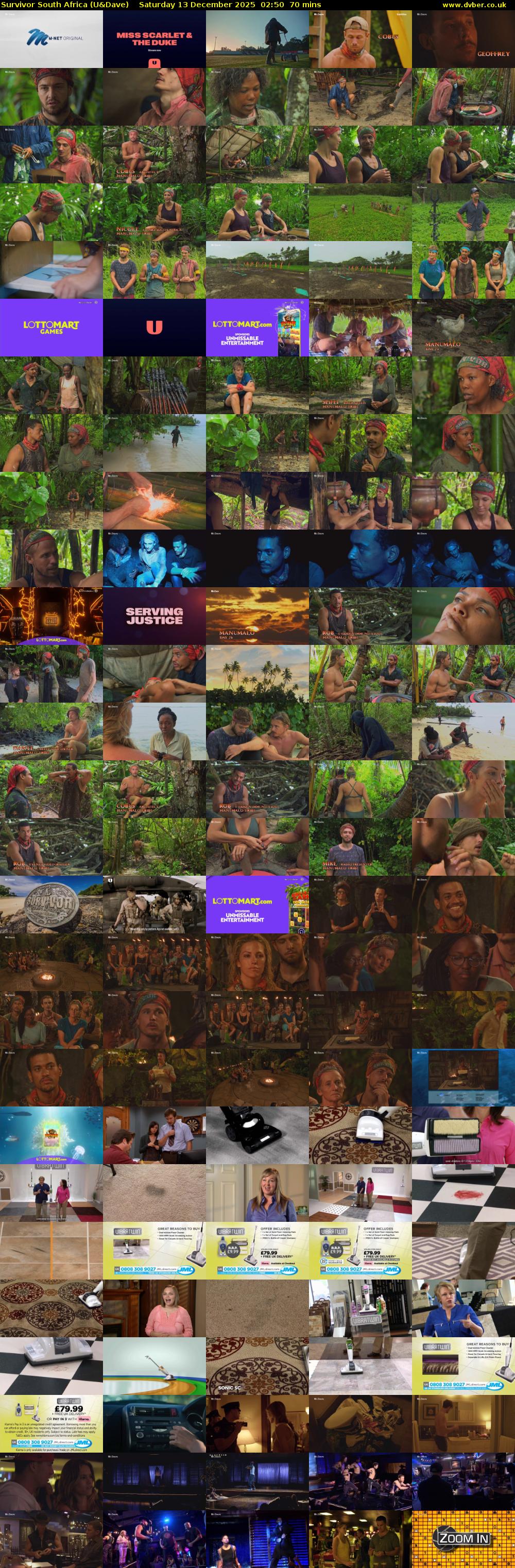 Survivor South Africa (U&Dave) Saturday 13 December 2025 02:50 - 04:00