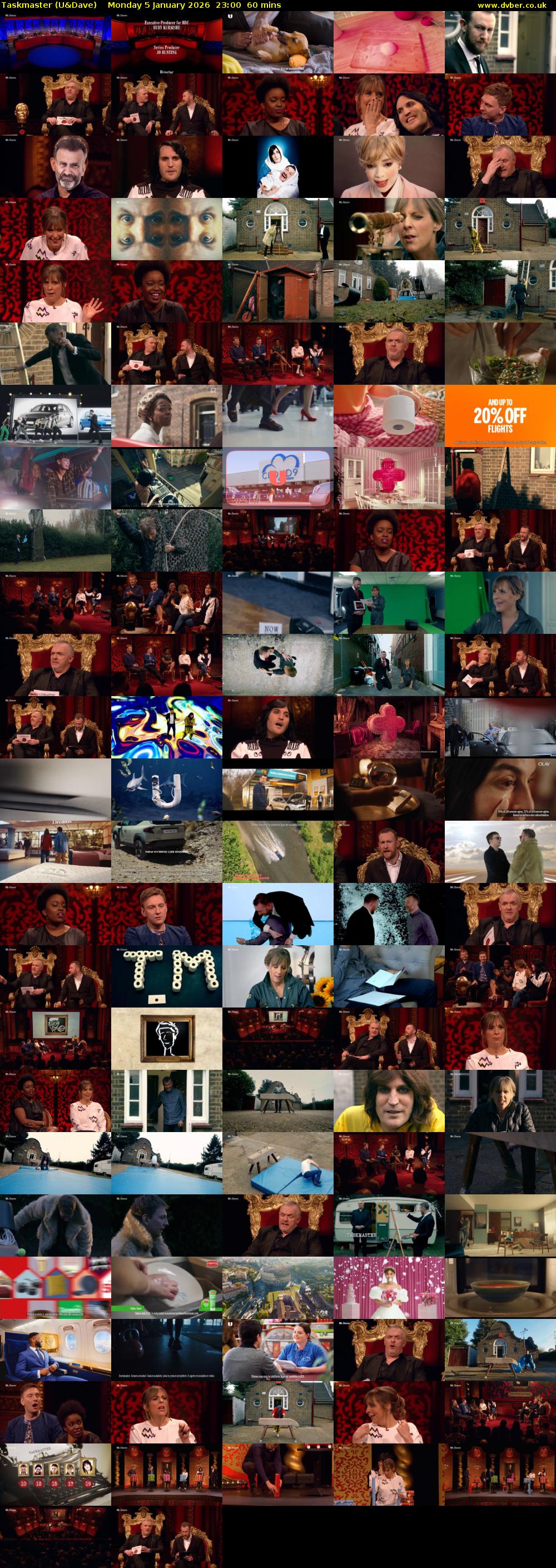 Taskmaster (U&Dave) Monday 5 January 2026 23:00 - 00:00