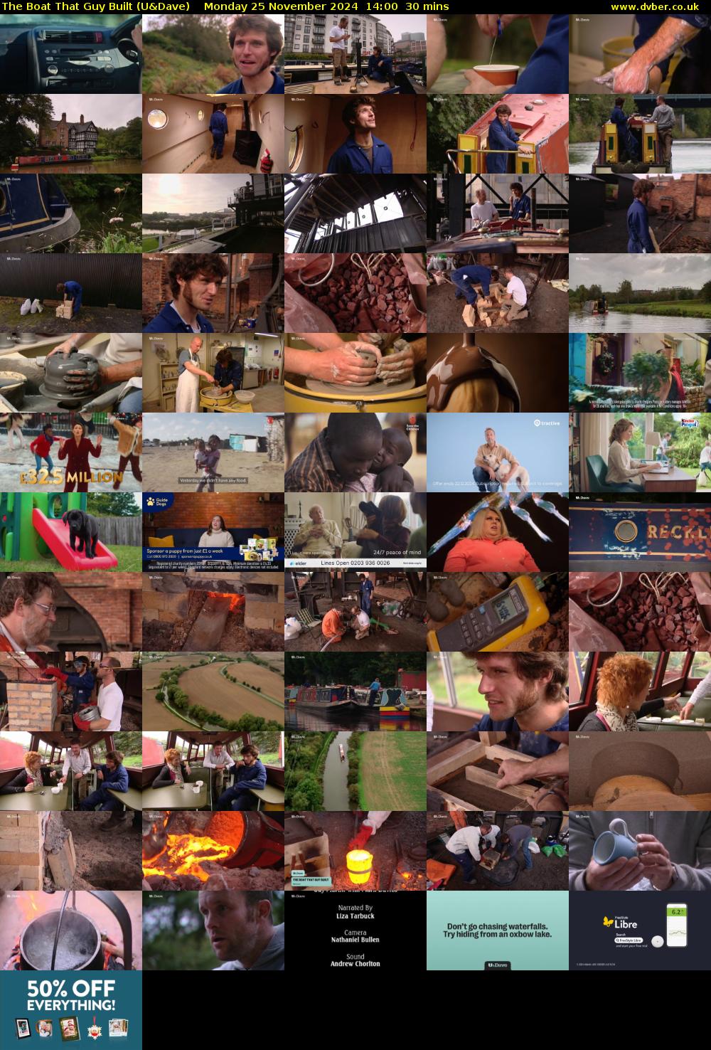 The Boat That Guy Built (U&Dave) Monday 25 November 2024 14:00 - 14:30