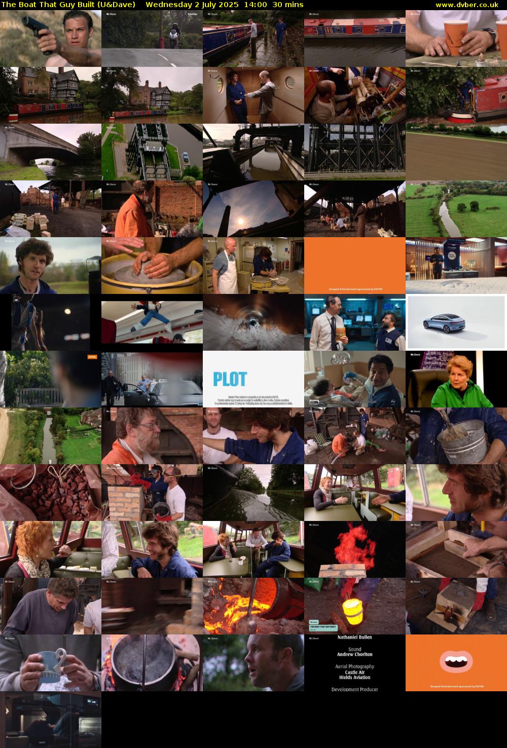 The Boat That Guy Built (U&Dave) Wednesday 2 July 2025 14:00 - 14:30