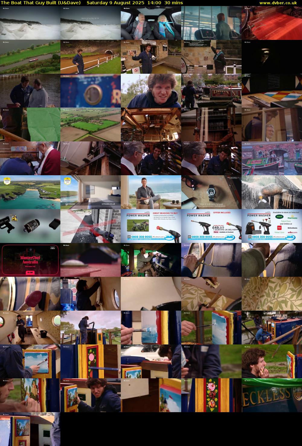 The Boat That Guy Built (U&Dave) Saturday 9 August 2025 14:00 - 14:30