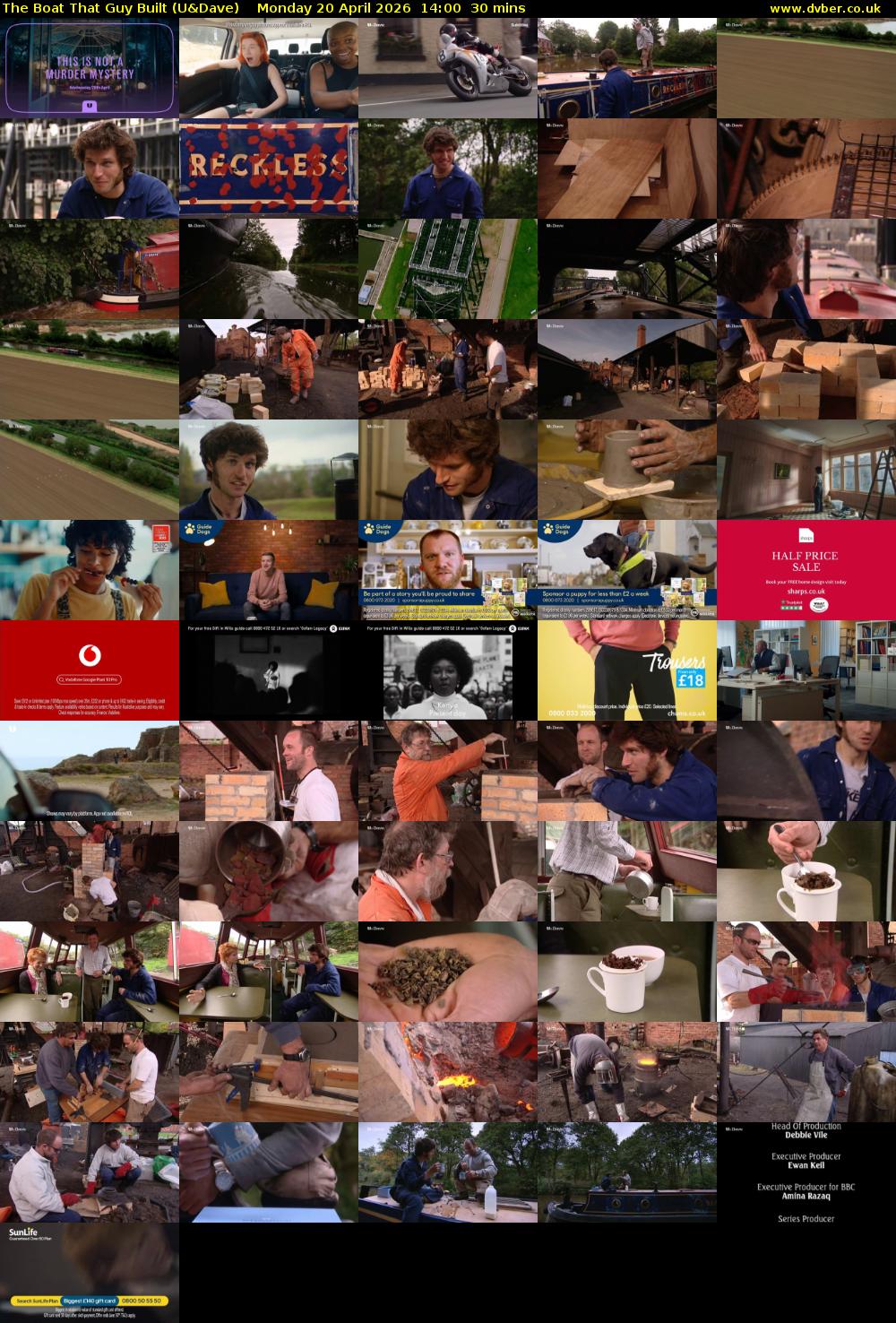 The Boat That Guy Built (U&Dave) Monday 20 April 2026 14:00 - 14:30