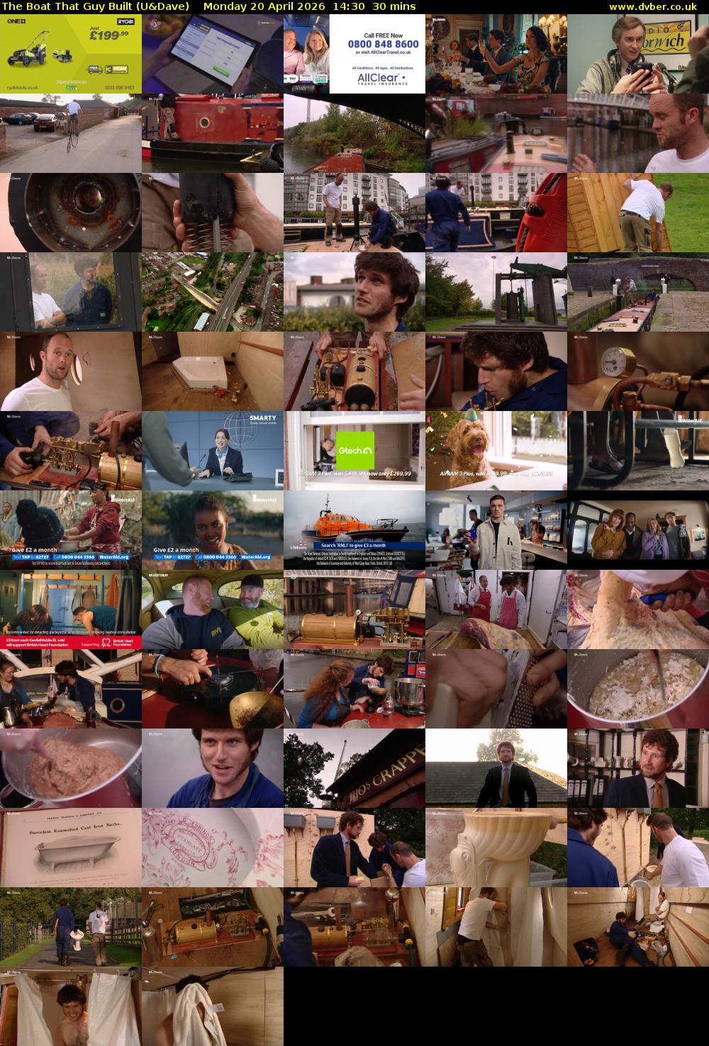 The Boat That Guy Built (U&Dave) Monday 20 April 2026 14:30 - 15:00