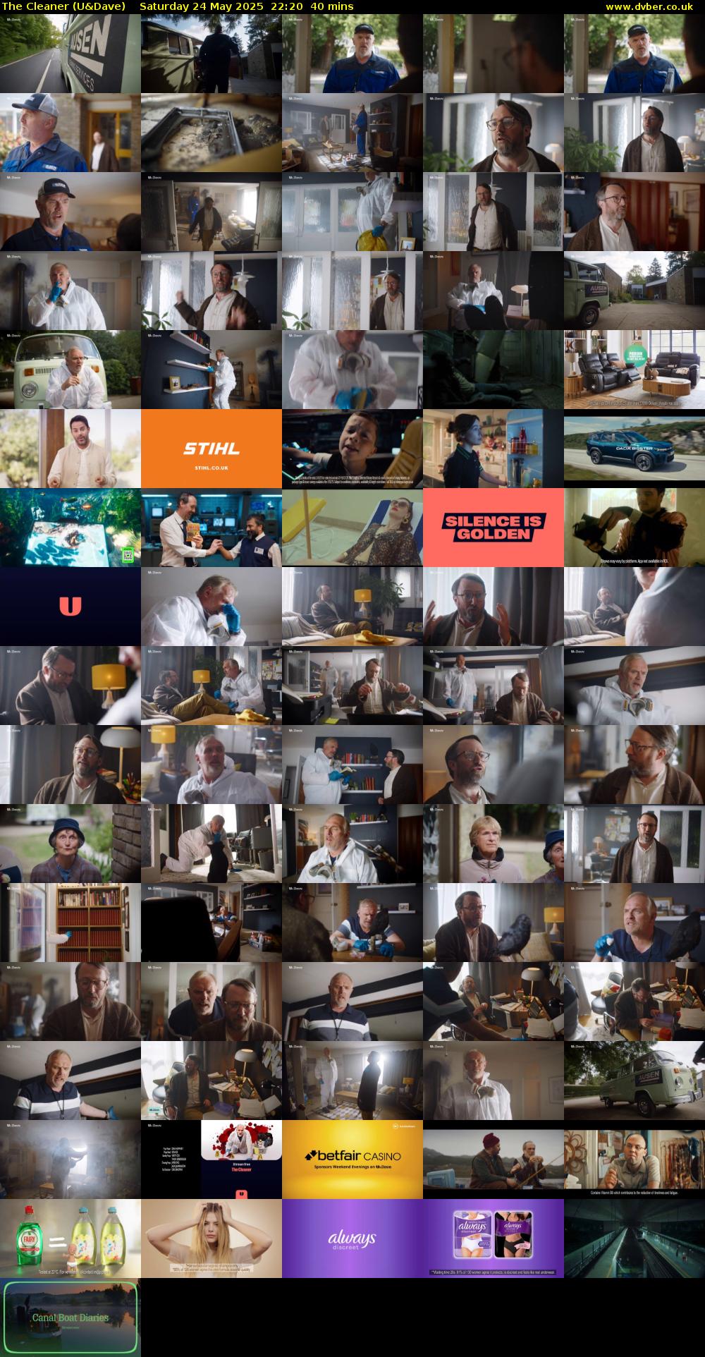 The Cleaner (U&Dave) Saturday 24 May 2025 22:20 - 23:00