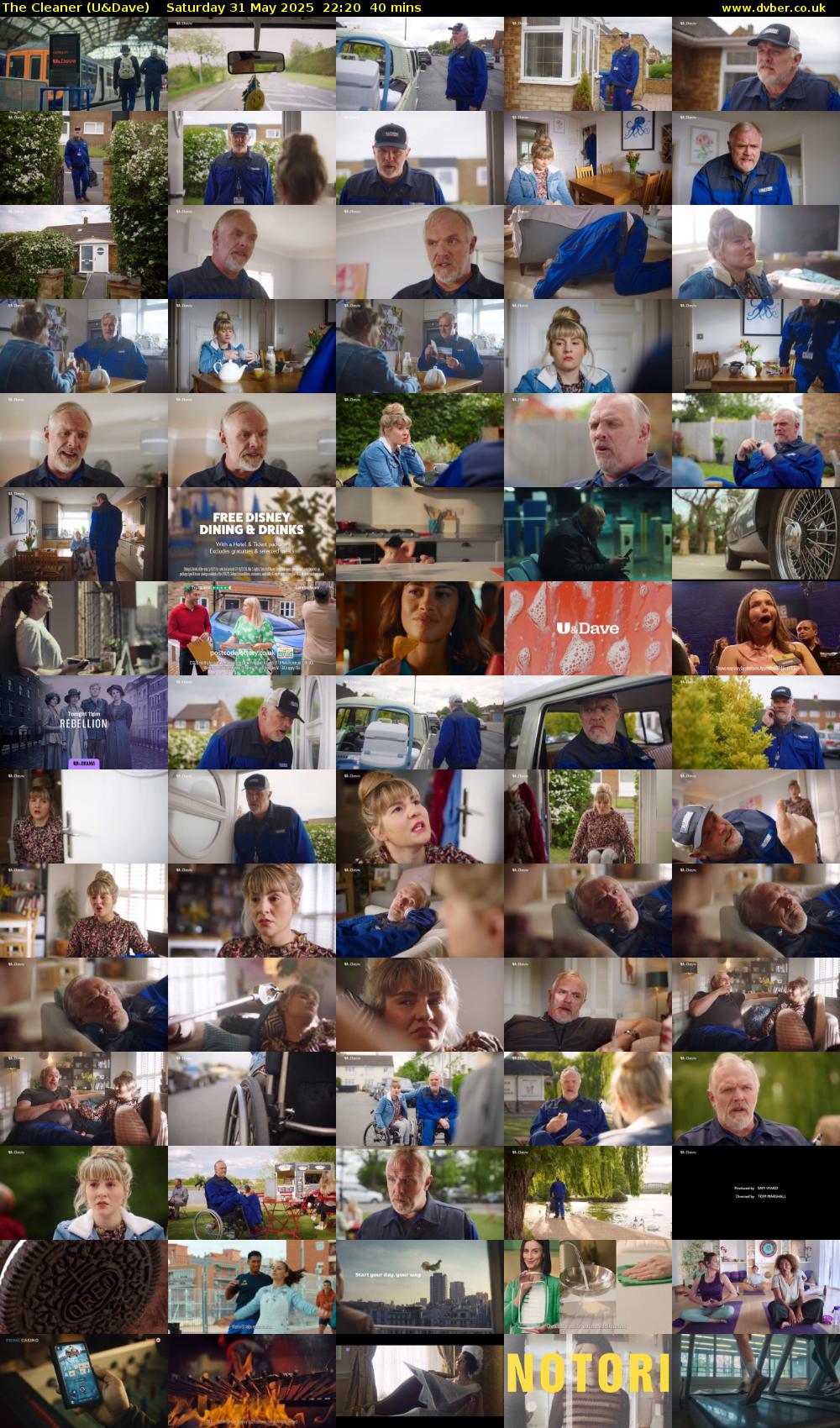 The Cleaner (U&Dave) Saturday 31 May 2025 22:20 - 23:00