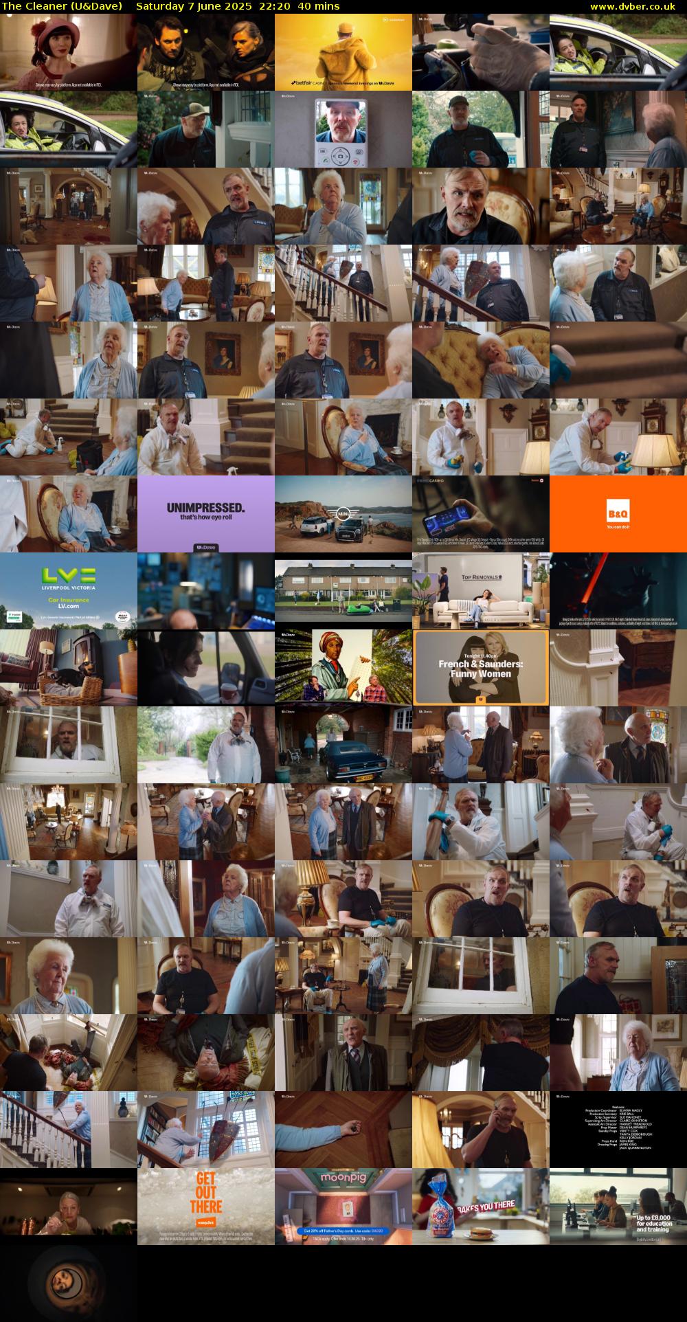 The Cleaner (U&Dave) Saturday 7 June 2025 22:20 - 23:00