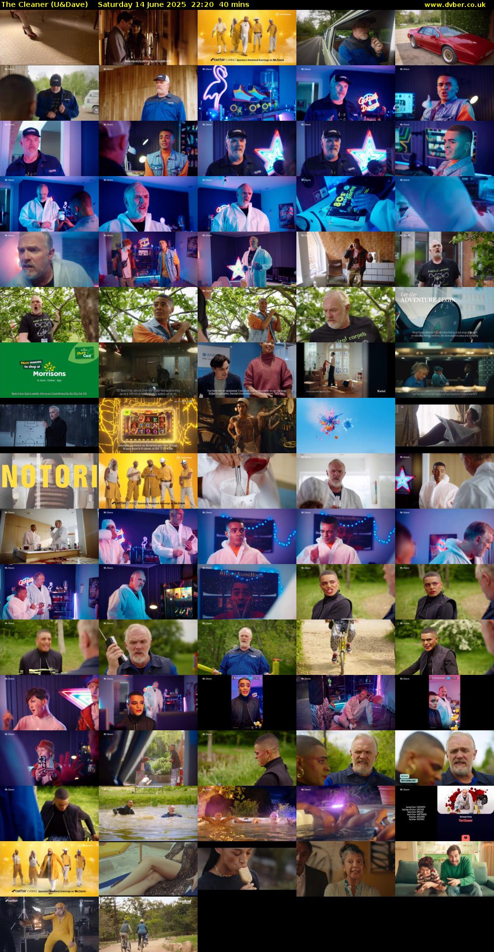The Cleaner (U&Dave) Saturday 14 June 2025 22:20 - 23:00