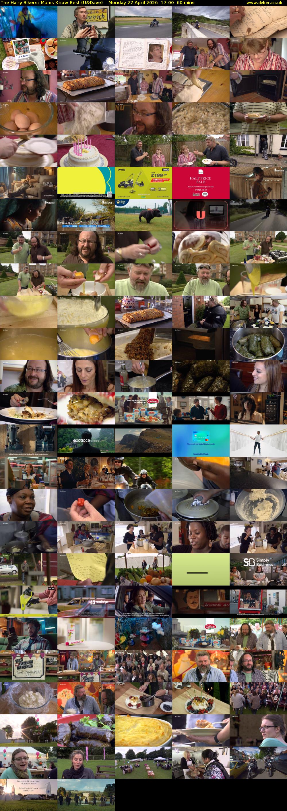 The Hairy Bikers: Mums Know Best (U&Dave) Monday 27 April 2026 17:00 - 18:00