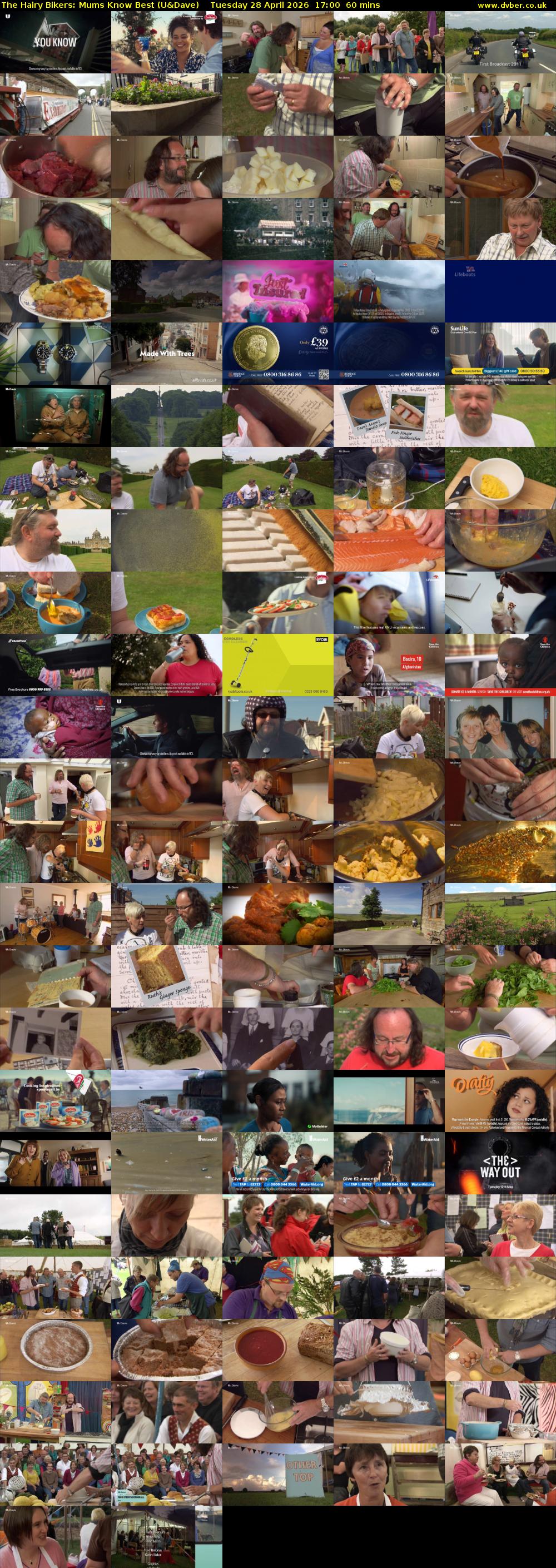 The Hairy Bikers: Mums Know Best (U&Dave) Tuesday 28 April 2026 17:00 - 18:00