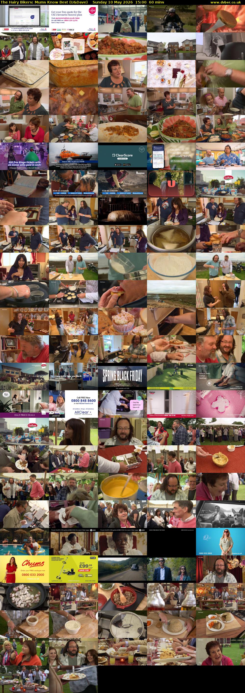 The Hairy Bikers: Mums Know Best (U&Dave) Sunday 10 May 2026 15:00 - 16:00