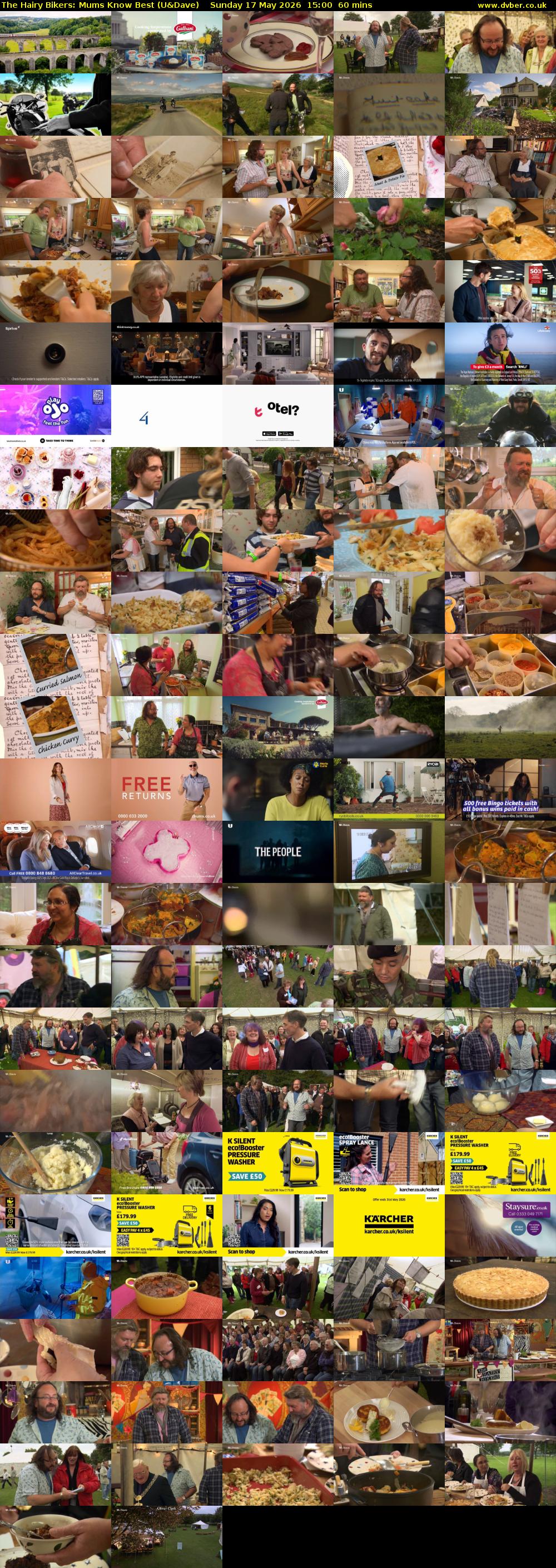 The Hairy Bikers: Mums Know Best (U&Dave) Sunday 17 May 2026 15:00 - 16:00