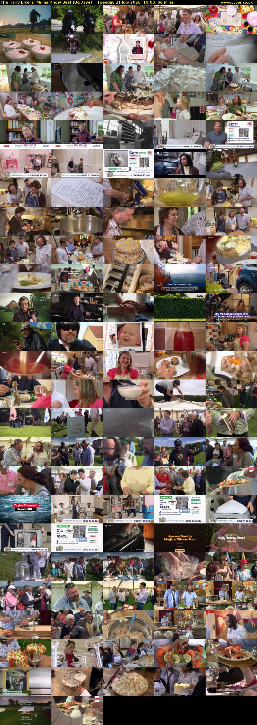 The Hairy Bikers: Mums Know Best (U&Dave) Tuesday 21 July 2026 16:00 - 17:00